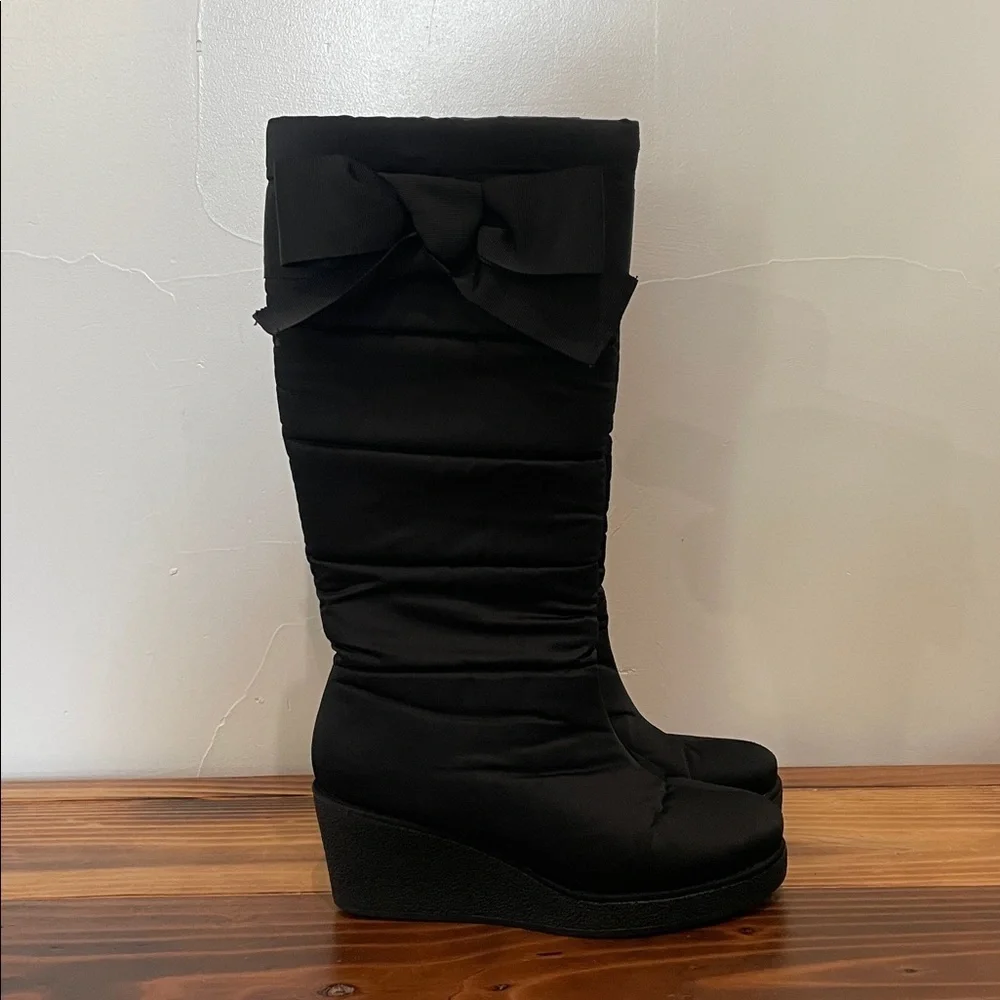 Kate Spade Cagney Winter Boots with Bow Detail Size 8
